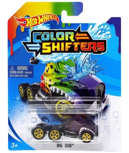 Hot Wheels Veículos Color-Shifters 1:64 Escala - Muda Cor com Água