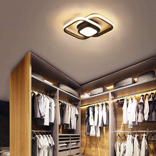 Lâmpadas De Techo Led De Cube Acrílica Moderno 36w 3 Cores