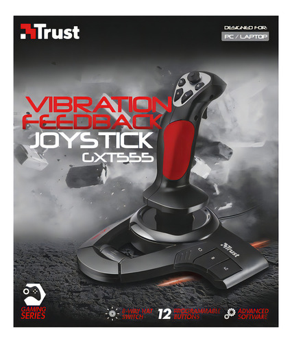 Joystick Trust Gaming Predator Pc Color Negro