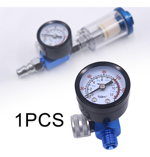 Air Pressure Regulator Adjusting Valve G1/4 Argent Knob