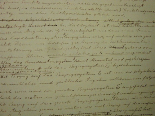 Imagen 4 de 8 de Einstein : 1912 Manuscript On Special Theory Of Relativity