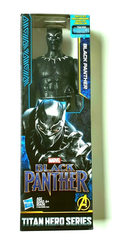 Boneco Pantera Negra, 30 Cm, Marvel, Avengers Power Fx