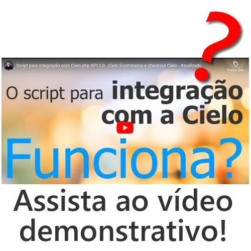 Script Para Integração Com Cielo Php Cielo Ecommerce