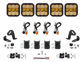Ss5 Sport Universal Crosslink 5-pod Lightbar Yellow Comb Eei
