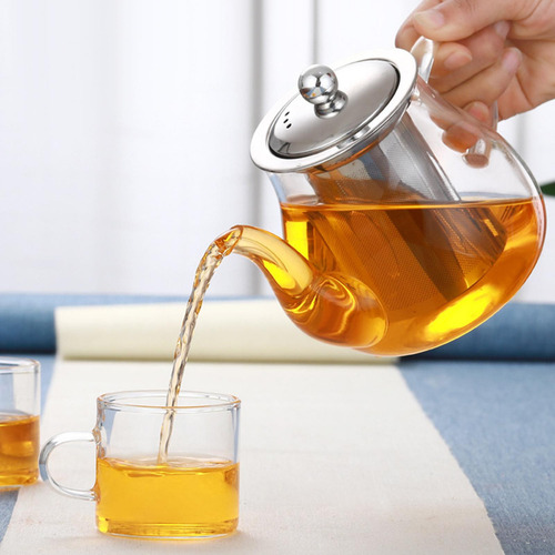 Tetera Transparente Con Infusor Extraíble, 400ml