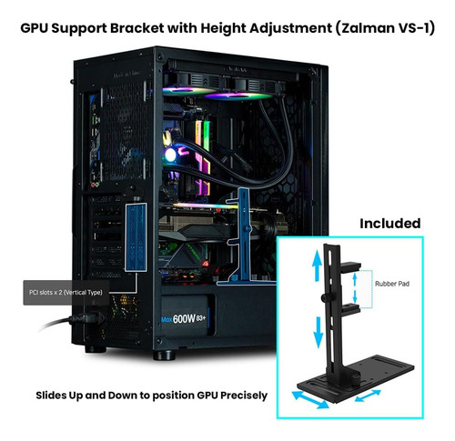 I4 Atx Mid-tower - Carcasa Para Pc Atx, Micro Atx, Mini Itx,