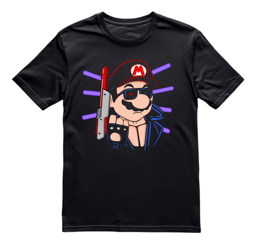 Playera Super Mario Bros Mario Videojuego