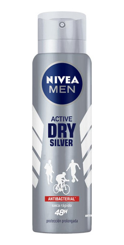 Desodorante Nivea Aerosol Silver Protect Men 150ml