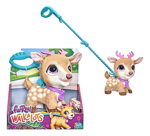 Pelúcia Hasbro Furreal Walkalots Big Wags Deer