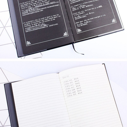 Caderno De Anime Death Note Inclui Caneta, Colar Ly E