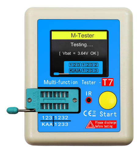 Probador De Transistores De Capacitancia Completa, Resistenc