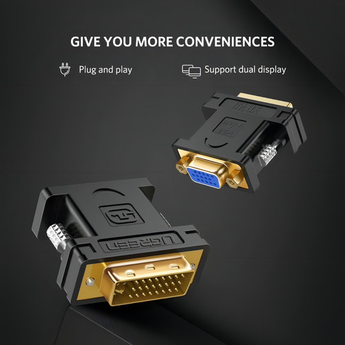 Adaptador Ugreen Dvi 24+5 para Vga macho para fêmea