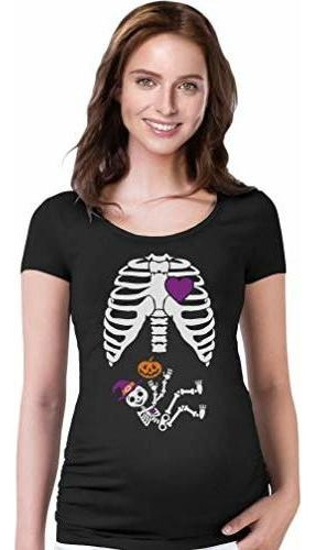 Disfraz De Radiografía De Esqueleto Embarazada De Halloween 