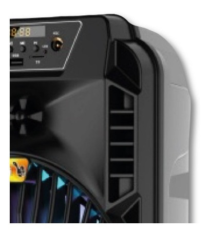 Imagen 3 de 6 de Parlante Portatil Micro 813 10w Bluetooth 8 Pulgadas