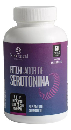 Potenciador De Serotonina, Complejo De Aminoácidos - 60 Cáps