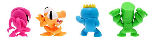 Figuras De Colección Ruz Rainbow Friends Neon 4 Pack 6 Cm