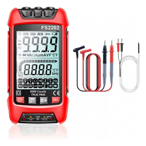 Medidor De Capacitância Dm6013l Capacitor Digital Portátil