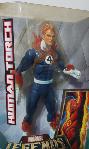 Marvel Legends Icons Series Human Torch Hasbro (2006) 30cm