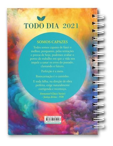 Imagem 5 de 5 de Agenda Todo Dia 2021 - Wire-o Capa Dura