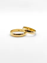 Comprar Alianzas De Compromiso - Oro 18k Amarillo 4mm \u002F 1mm Bombé