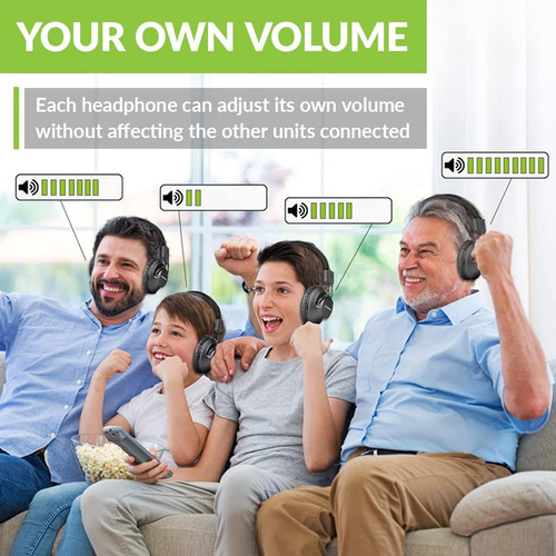 Audífonos Avantree, Bluetooth/ligero/negros