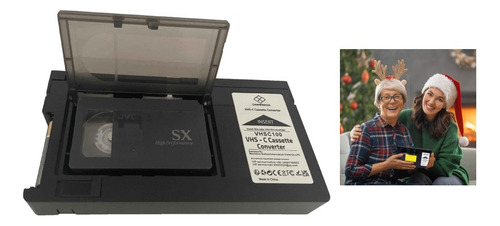 Caixa Adaptadora De Meia Caixa De Conversão De Vídeo Vhs Par