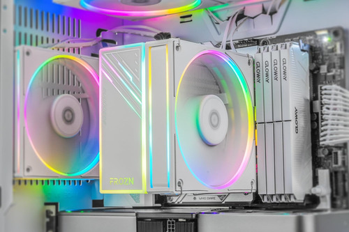 Cpu Cooler Id-cooling Frozn A410 Argb Blanco 220w Tdp ! Blanco