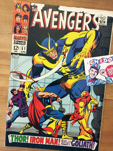 Comic - Avengers #51 John Buscema Stan Lee