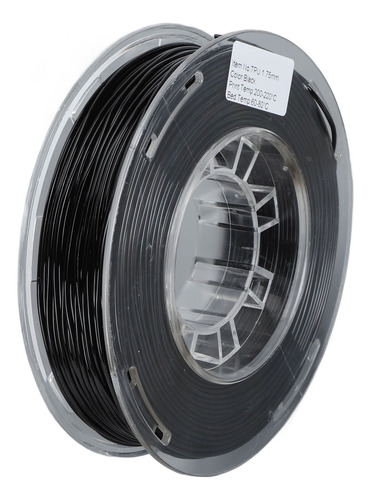 Filamento Tpu 1,75 Mm, Flexível, 0,03 Mm, Precisão De Tamanh