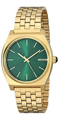 Nixon Time Teller A045191900 Reloj De Mujer Dorado Y Verde B