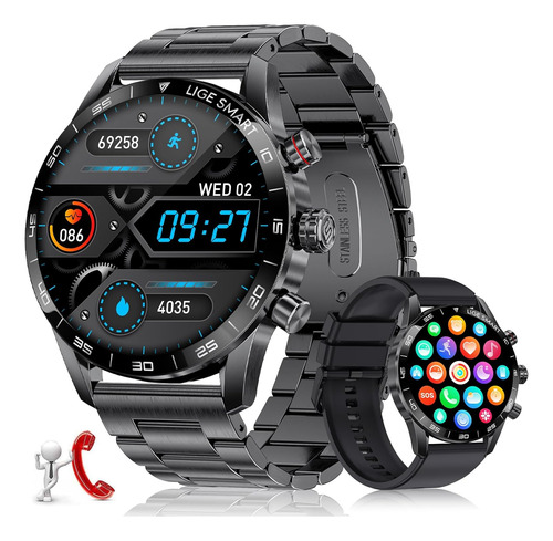 Bangwei Smart Watches For Men Responda/haz Call, 1,43  Amole