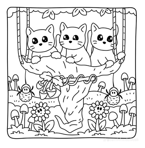 Spooky Hygge | Libro Anillado Colorear Pintar Fibra Cuaderno