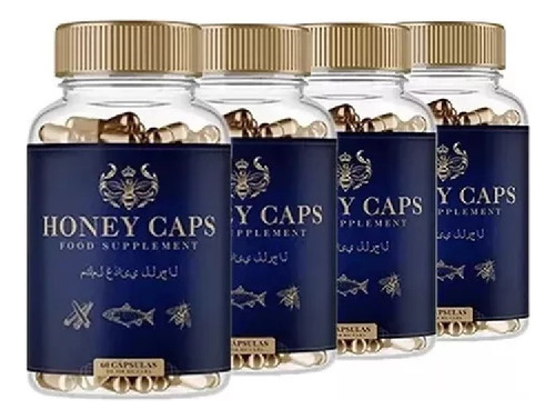 2x Potes Honey Caps Original Fórmula Inovadora - Envio Já Sem Sabor