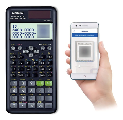 Calculadora Cientifica Casio Fx-991la Plus Español Negra Negro