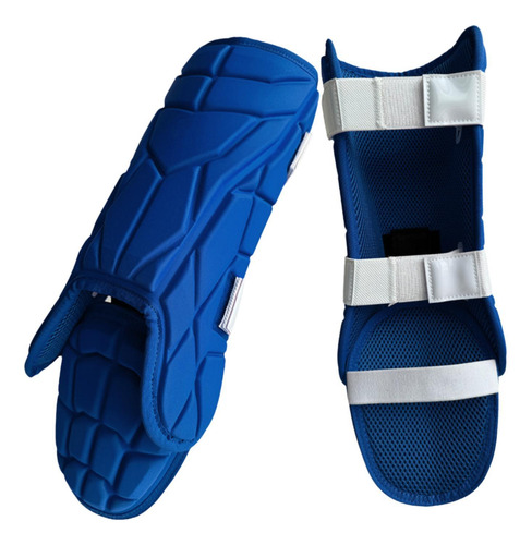 Espinilleras De Béisbol Ajustables Para Adultos, Azul