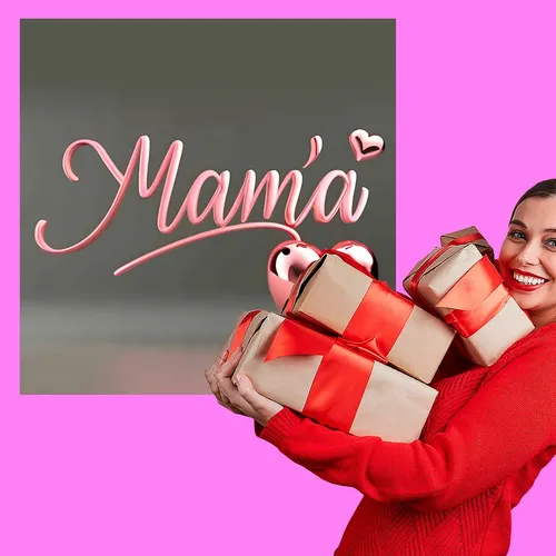 Cartel Letrero Te Amo Mamá Día Madre Lona Fiesta Evento Cm8p