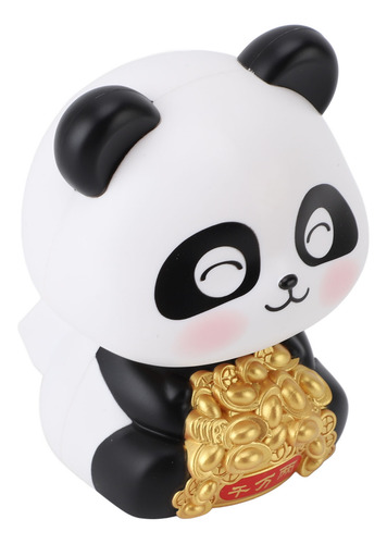 Estatua Con Diseño De Panda Alimentada Por Energía Solar Par