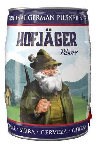 Barrilete Cerveja Alemã Hofjger Pilsener 5l