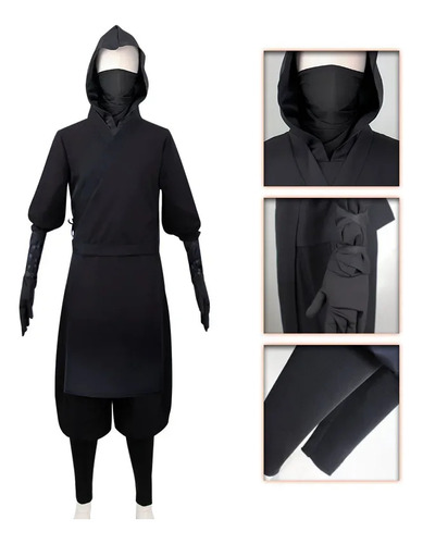 Disfraz De Asesino Ninja Para Hombre Y Mujer