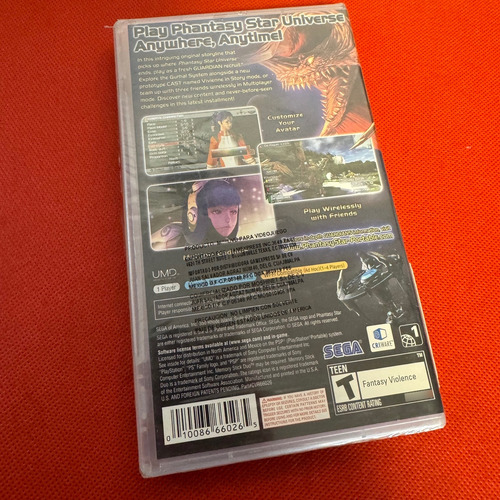 Phantasy Star Portable Sellado Psp Original (Usado)