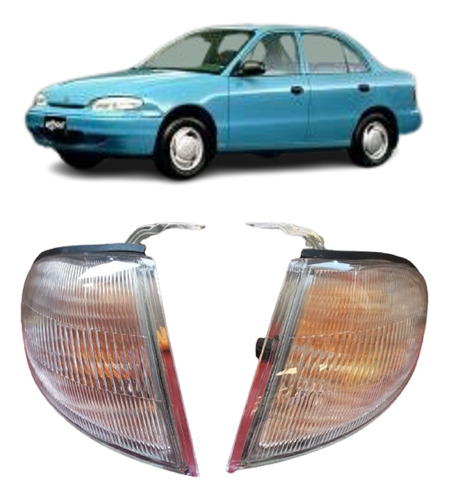 Par Farol Intermitentes Hyundai Accent 1994 Al 2000