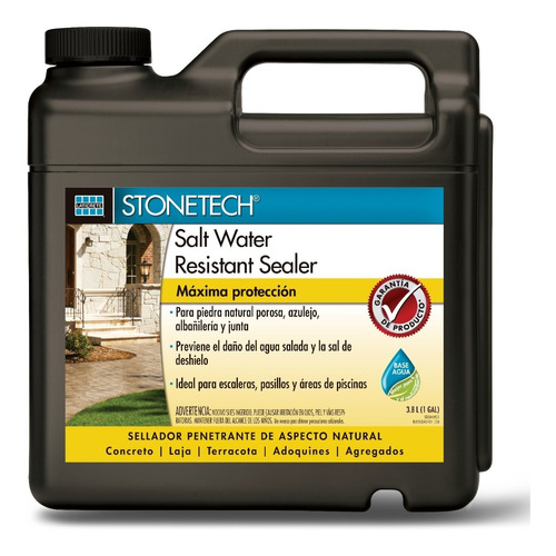Stonetech Sellador Resistente Agua Salada Piedra Galón 3.7l