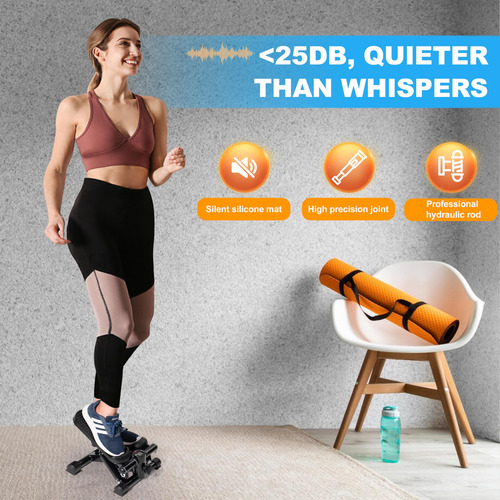 Topmajor Steppers Para Hacer Ejercicio En Casa Mini Negro