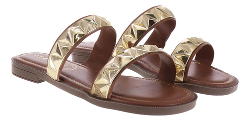 Sandalias Dama De Piso Tiras Delgadas Elegantes Moda Aona