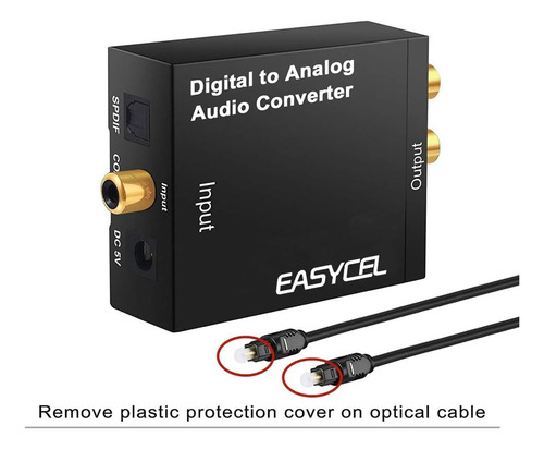 Easycel Audio Digital To Analog Converter Dac With 3.5mm ...