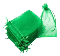 Comprar W 100x Bolsas De Bolsas De Regalo De Navidad Bolsas Verde