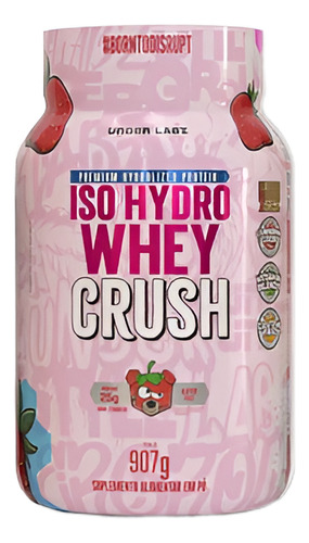 Iso Hydro Whey Crush (907g) - Sabor: Strawbear Iso Hydro 907g Morango