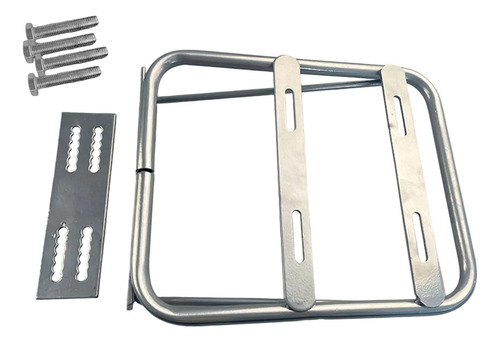 Ratería Trasera De Bicicleta Eléctrica Rack De Plata