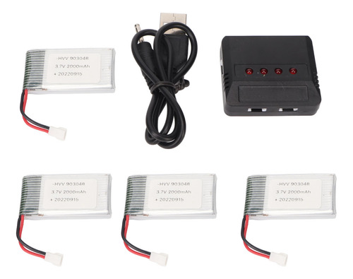 4pcs 903048 3.7v 2000mah Batería De Drones Rc Batería De