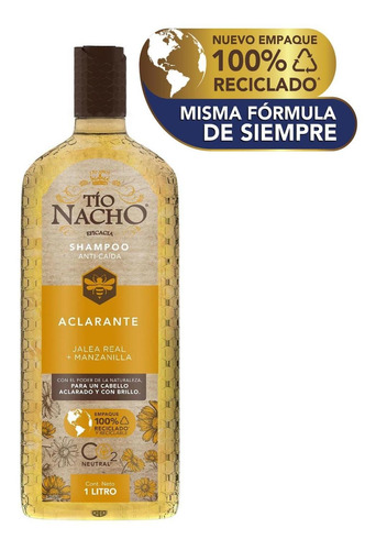 Tio Nacho Shampoo Manzanilla Aclarante Litro